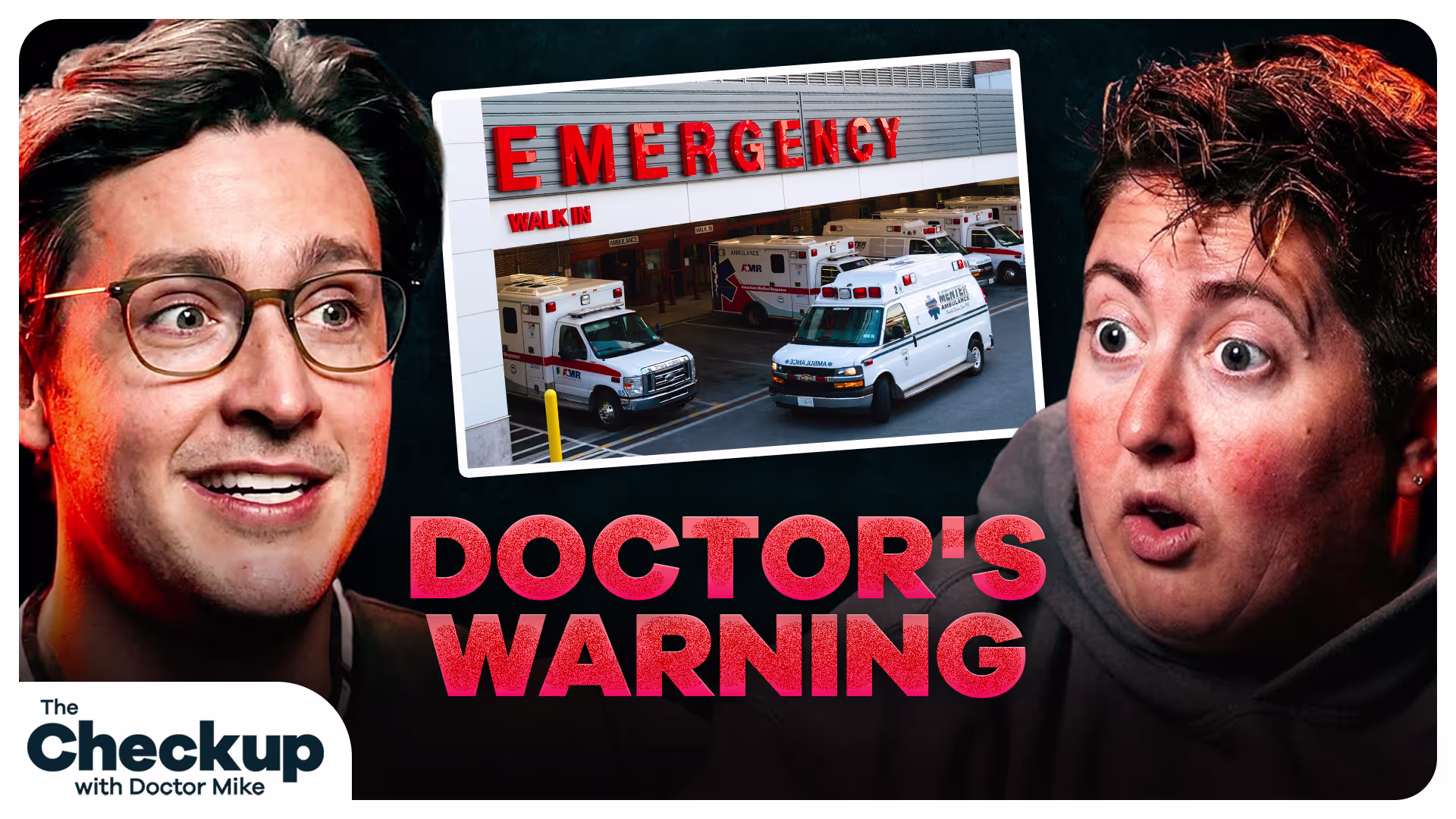 Doctor reacts to emergency warnings
