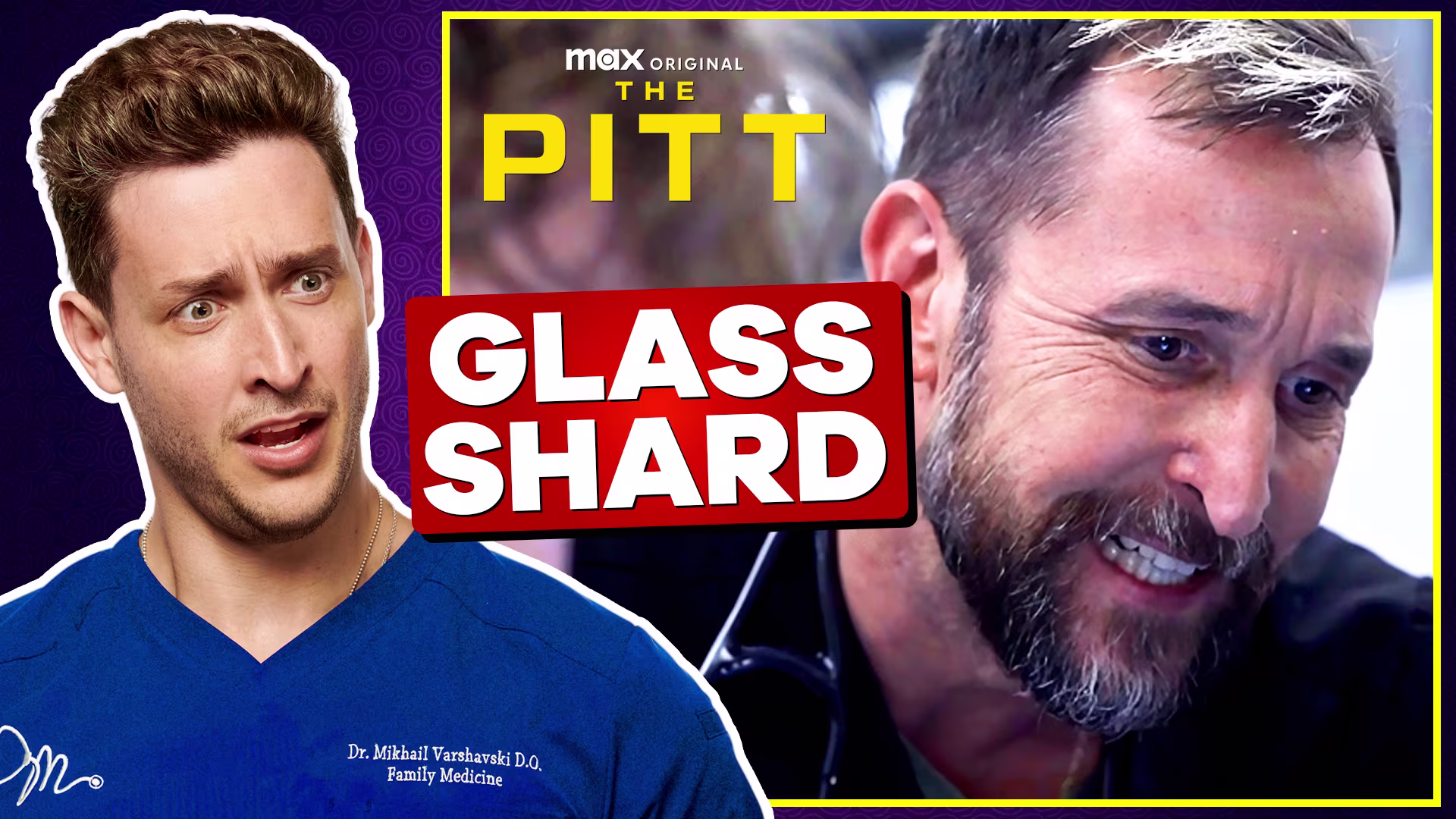 Doctor reacts to 'Glass Shard' injury scene