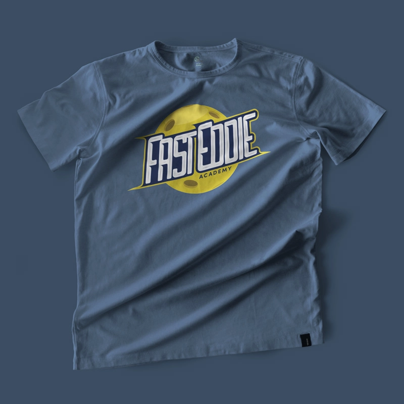 Fast Eddie Academy shirt graphic